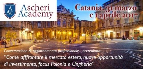 Seminario internazionalizzazione focus UK, Ungheria e Polonia 31.03.1017 e 01.04.2017 – Catania Sheraton Hotel
